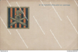 Ca74 Cartolina Militare 16 Reggimento D'artiglieria Da Campagna  Www1 1 Guerra - Régiments