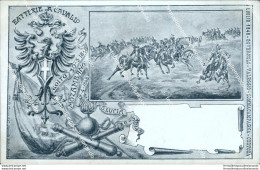 Ca125 Cartolina Militare Artiglieria A Cavallo Goito Monzabano Valeggio    Www1 - Régiments