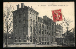 CPA Pantin, Groupe Scolaire De L`Hôtel-de-Ville  - Pantin