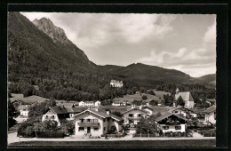 AK Mauthausen, Ortsansicht Mit Hochstaufen Und Schloss Staufeneck  - Altri & Non Classificati