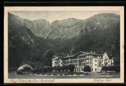 AK Bayrisch Gmain B. Bad Reichenhall, Hotel Am Forst  - Bad Reichenhall