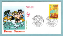 FDC France 2000 - Bonnes Vacances 2000 - YT 3330 - Paris - 2000-2009