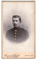 Photo August Kroth, Dieuze, Junger Soldat Des 13. Regiments En Uniforme  - Anonymous Persons