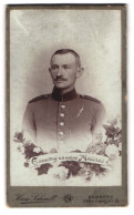 Fotografie Hans Schmitt, Bamberg, Obere Königstrasse 20, Soldat Des 5. Regiments In Uniform  - Anonieme Personen