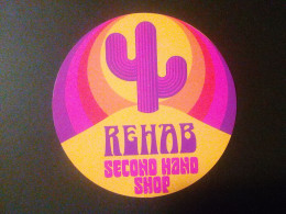 Autocollant Rehab Second Hand Shop - Stickers