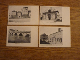 Lot De 4 CPA Rimini - Italie - Voir Détails Sur Photos - 9x14cm Env. - Rimini