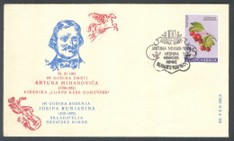 .Yugoslavia, 1961-11-14, Croatia, Klanjec, Music, Anthem, Mihanovic, Special Cover & Postmark - Sonstige & Ohne Zuordnung