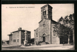 CPA St-Priest-en-Jarrez, Église  - Other & Unclassified