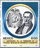 343247 MNH MEXICO 1983 CL ANIVERSARIO DE LA FUNDACION DE LA SOCIEDAD MEXICANA DE GEOGRAFIA Y ESTADISTICA - Mexiko