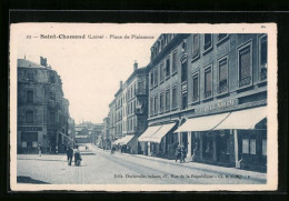 CPA Saint-Chamond, Place De Plaisance  - Saint Chamond