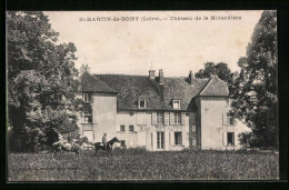 CPA St-Martin-de-Boisy, Chateau De La Minardière  - Autres & Non Classés