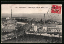 CPA Le Creux, Vue Générale Des Usines Gillet  - Otros & Sin Clasificación