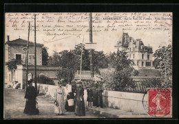 CPA Andrézieux, Sur Le Pont Du Furens  - Other & Unclassified