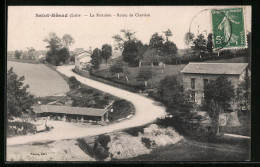 CPA Saint-Héand, La Ronziere - Route De Cheviere  - Sonstige & Ohne Zuordnung