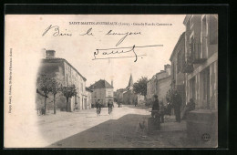 CPA Saint-Martin-d`Estréaux, Grande Rue Du Commerce  - Autres & Non Classés