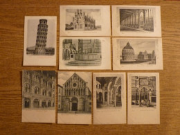 Lot De 9 CPA Pisa- Italie - Voir Détails Sur Photos - 9x14cm Env. - Pisa