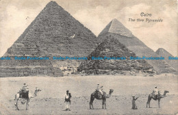 R134691 Cairo. The Thre Pyramids. N. 9. Lichtenstern. 1906 - Monde