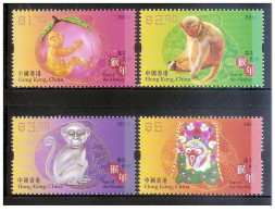 Hong Kong 2016 - Year Of The Monkey Mnh** - Unused Stamps
