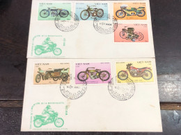 VIET  NAM ENVELOPE-F.D.C-(1985 Ky Niem 100 Nam Xe May) 2pcs ENVELOPE Good Quality - Vietnam