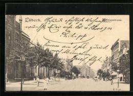 AK Lübeck, Mühlenstrasse Mit Passanten  - Luebeck