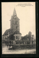 CPA Aspach-le-Haut, L`Eglise Après La Guerre  - Sonstige & Ohne Zuordnung