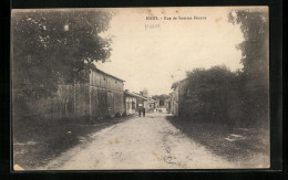 CPA Hans, Rue De Somme Bionne, Vue De La Rue  - Other & Unclassified