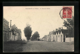 CPA Beaumont-sur-Vesle, La Route De Reims  - Reims