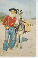 Prospector Tumbleweed Harris And His Burro Lonesome John  Prospecteur  Harris Et Son âne  Barbe Longue Blanche2 Sc - Altri & Non Classificati