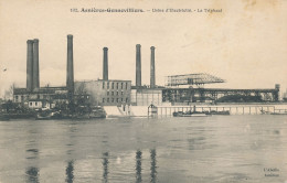 Asnières Gennevilliers (92 Hauts De Seine) Usine D'électricité Le Triphasé - Bords De Seine - édit. L'abeille N° 102 - Asnieres Sur Seine