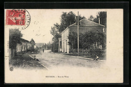 CPA Brusson, Rue De Vitry, Vue De La Rue  - Autres & Non Classés