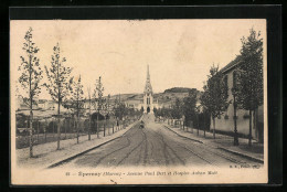 CPA Epernay, Avenue Paul Bert Et Hospice Auban Moet  - Epernay