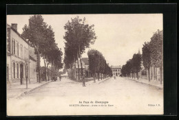 CPA Vertus, Avenue De La Gare  - Vertus