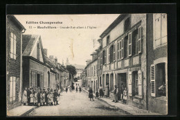 CPA Hautvillers, Grande-Rue Allant à L`Eglise  - Autres & Non Classés