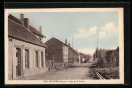 CPA Anglure, Rue De La Brèche  - Anglure