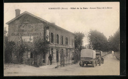 CPA Sommesous, Hôtel De La Gare  - Autres & Non Classés