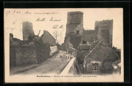 CPA Mondoubleau, Ruines De L`Ancien Chateau - Les Trois Tours  - Autres & Non Classés