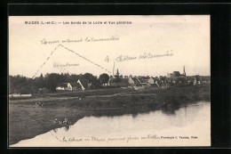 CPA Muides à Mer, Les Bords De La Loire Et Vue Generale  - Mer