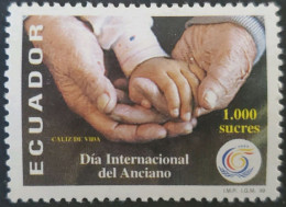 OH) 1999 ECUADOR,  INTERNATIONAL DAY OF THE ELDERLY - HANDS, MNH - Equateur