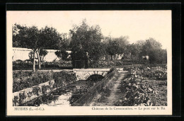 CPA Muides, Chateau De La Cressonniere - Le Pont Sur Le Ru  - Autres & Non Classés