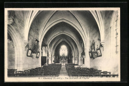 CPA Chouzy, Vue Interieure De L`Eglise  - Other & Unclassified