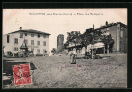 CPA Villerest, Place Des Remparts  - Other & Unclassified