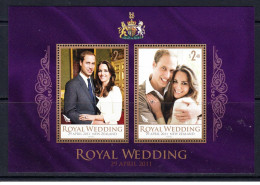 New Zealand 2011 - Royal Wedding Miniature Sheet Mnh** - Cinema