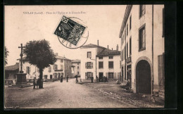 CPA Violay, Place Del`Eglise Et La Grande-Rue  - Other & Unclassified