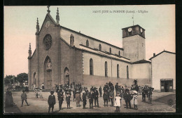 CPA Saint-Just-la-Pendue, L`Eglise  - Sonstige & Ohne Zuordnung