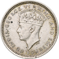 Malaisie, George VI, 5 Cents, 1939, Londres, Argent, TTB, KM:3 - Kolonien