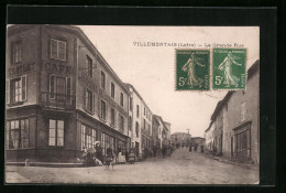 CPA Villemontais, La Grande Rue  - Sonstige & Ohne Zuordnung