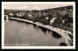 AK Herrsching Am Ammersee, Seepromenade Aus Der Vogelschau  - Herrsching