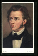 Künstler-AK Komponist F. Chopin Elegant Im Jackett  - Entertainers