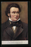 Künstler-AK Portrait Des Komponisten Franz Schubert  - Artistes