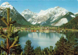 73978477 Achensee_Tirol_AT Panorama Blick Gegen Karwendel Huber Karte Nr. 8125 - Autres & Non Classés